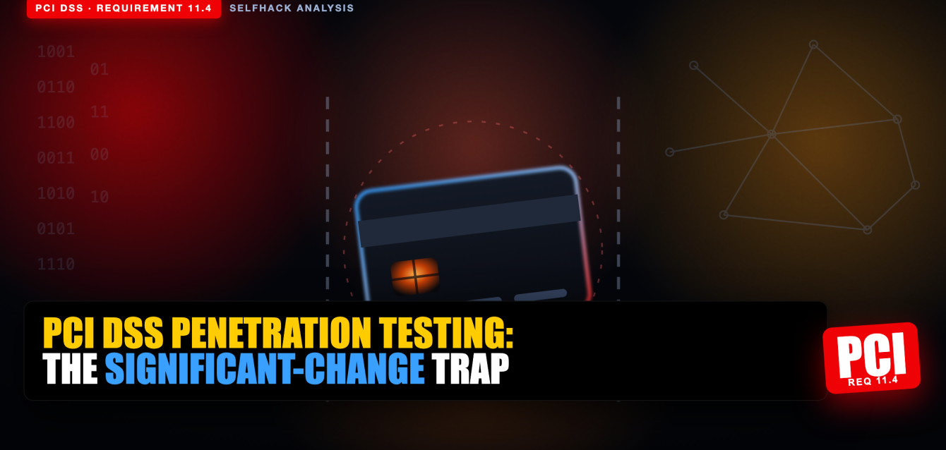 pci-dss-penetration-testing-hero PCI DSS penetration testing — Requirement 11.4 covering external, internal and segmentation testing of the cardholder data environment | SelfHack AI